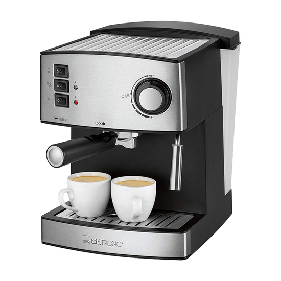 Aparat za espresso Clatronic ES 3643 850W, 1.6 l, Crna