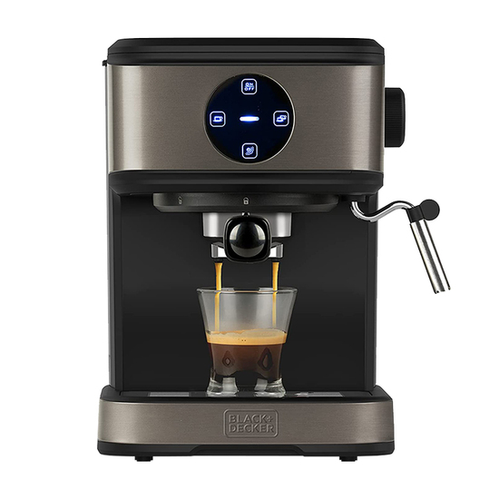 Aparat za espresso kafu Black + Decker BXCO850E, 850 W, 1.5 l, Crna