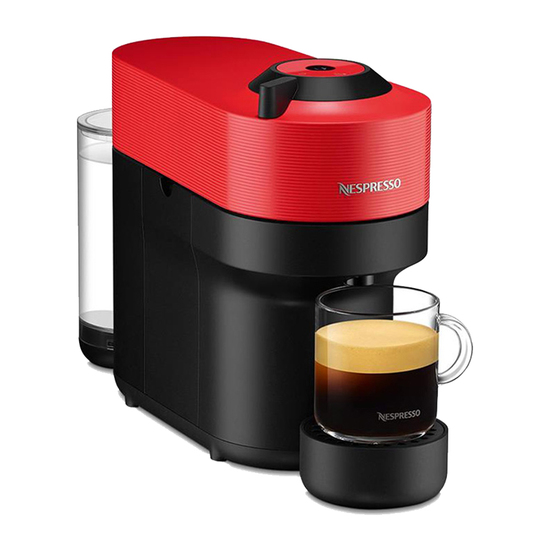 Aparat za espresso Nespresso VERTUO POP GCV2-EURENE-S, Crvena