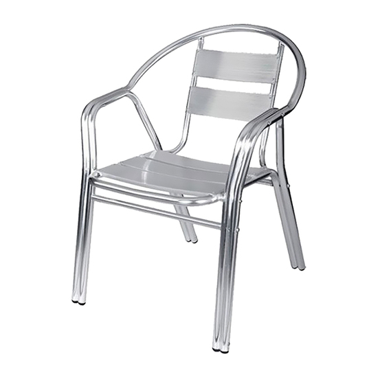Baštenska aluminijumska stolica Lara 20821