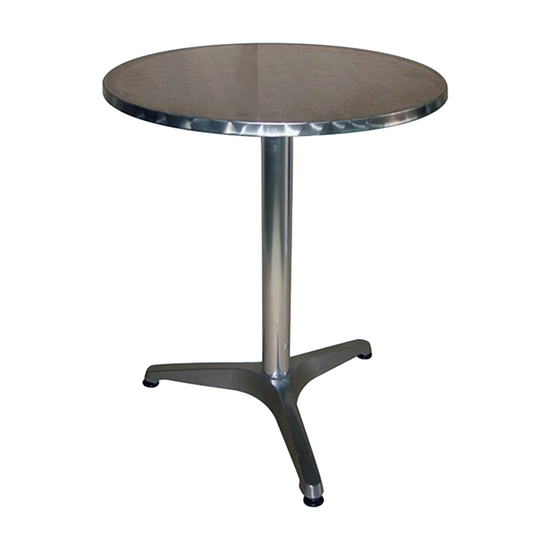 Baštenski aluminijumski sto, okrugli