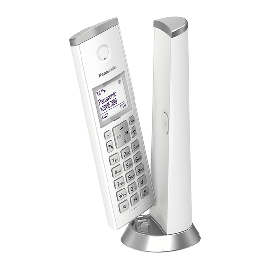 Bežični fiksni telefon Panasonic KX-TGK210FXW/FXB