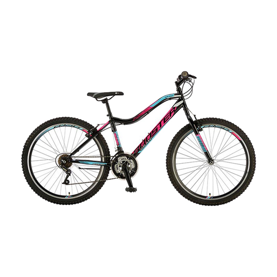 Bicikl Booster GALAXY B260S00222 Black-Pink-Blue, Crna / Roze / Plava, 18 brzina