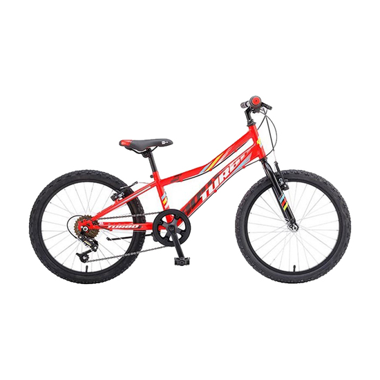 Bicikl Booster TURBO 200 B200S00212 Red, Crvena, 6 brzina, Za decu