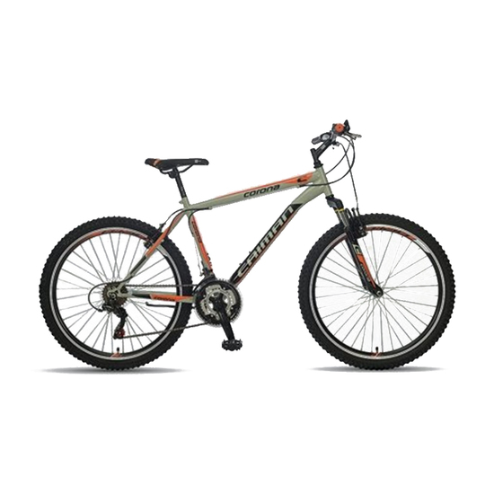 BIcikl Caiman Corona 26 GREY-ORANGE, Siva / Narandžasta, 18 brzina