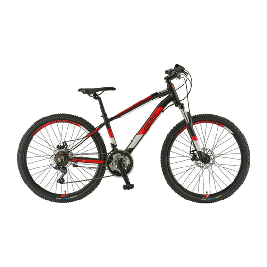 Bicikl Polar ALASKA 26 B262A13221 BLACK-RED-WHITE, 26''