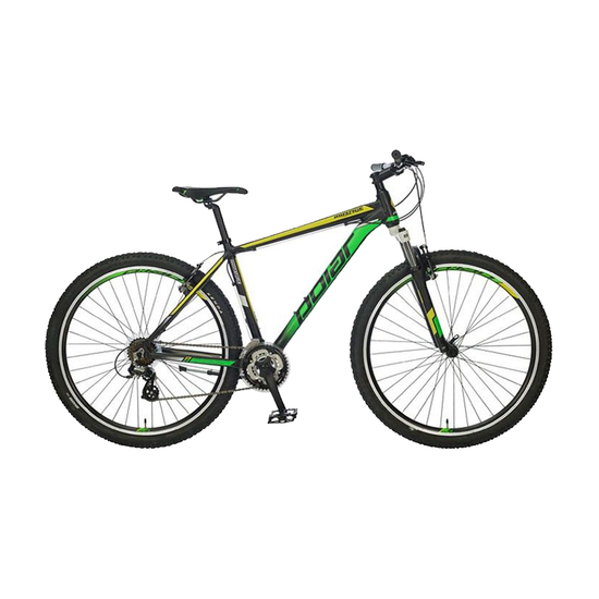 Bicikl Polar Mirage COMP 29, Crna / Zelena / Žuta, 21 brzina