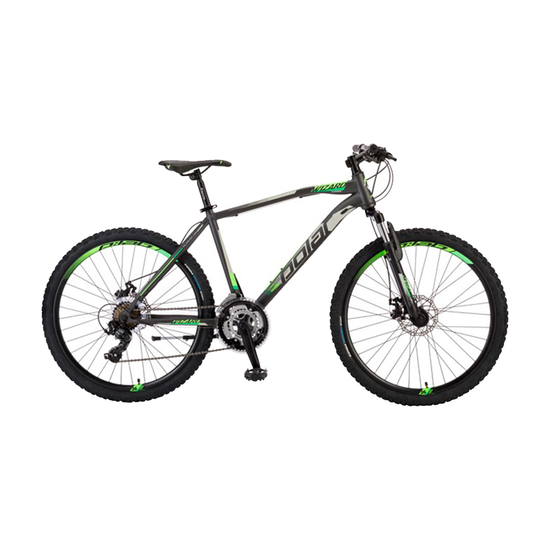 Bicikl Polar WIZARD 1.0  ANTR-FLUO-GREEN B262S05201, Antracit / Zelena