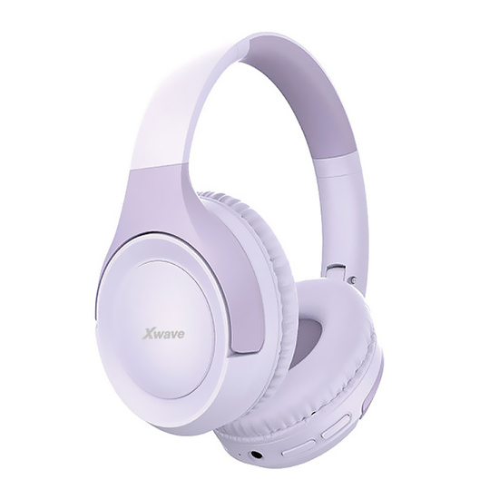 Bluetooth Slušalice Xwave MX100 PURPLE BT 032398, Stereo sa mikrofonom, Bluetooth v5.3, FM, AUX, micro SD, Ljubičasta