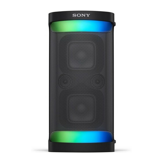 Bluetooth zvučnik Sony SRSXP500B.CEL, Bluetooth, USB x2, AUX in, MIC in, do 20 č reprodukcije