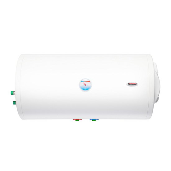 Kombinovani Bojler Termorad BT-80 Z IB-21, Horizontalni, Levi, Beli, Prohromski, 2000 W