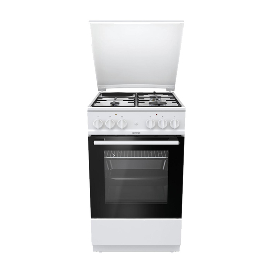 Električni šporet Gorenje K 5121 WD, 68 l, Kombinovani (3 plinske + 1 ringla)