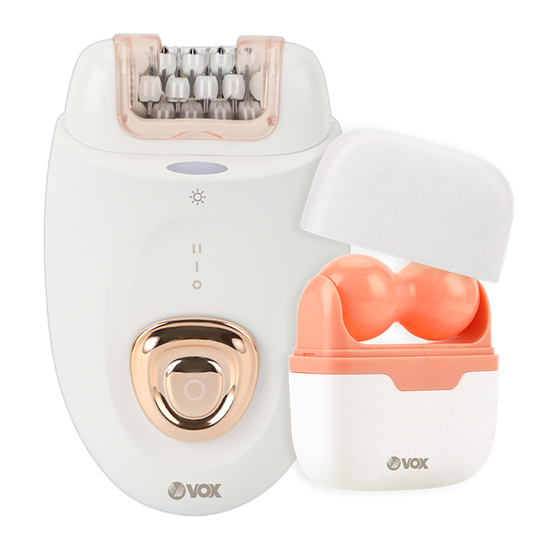 Epilator Vox SETLS5058N, 32 pincete, 2 brzine, 600 mAh, Ice roller