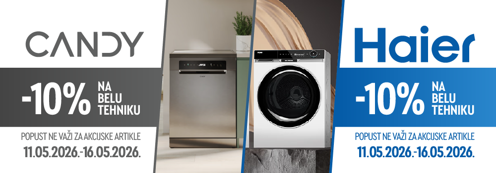 CANDY + HAIER -10% VKA