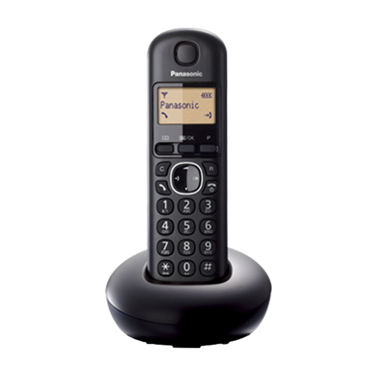 Fiksni telefon Panasonic KX-TGB210 FX, Bežični, Crni