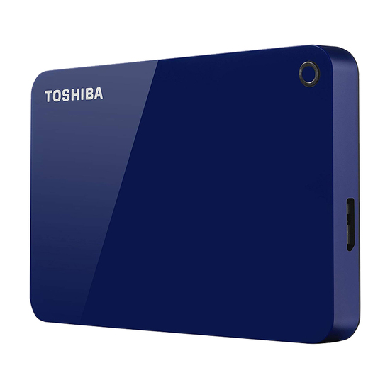 Hard disk Toshiba Canvio Advance (HDTC910EL3AA), 2.5'', 1 TB, USB 3.0, Plava