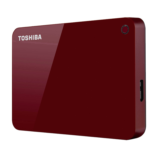 Hard disk Toshiba Canvio Advance (HDTC910ER3AA), 2.5'', 1 TB, USB 3.0, Crvena