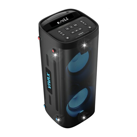 Karaoke Bluetooth zvučnik Vivax BS-1001, Bluetooth, 5000 mAh, TWS, 100 W RMS