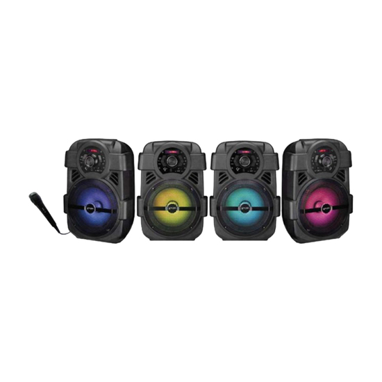 Karaoke Sistem Prenosni Zvučnik Xplore XP8807 BT  SHORE, 150 W, Crna, Mikrofon
