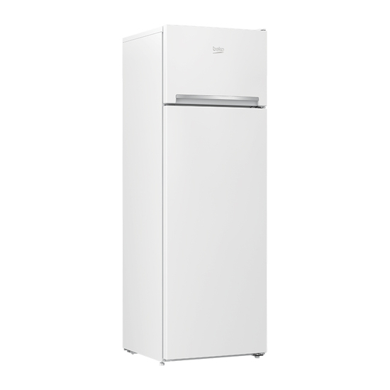 Kombinovani frižider Beko RDSA 280 K 30 WN, Statičko hlađenje, 204 l, 46 l, Bela