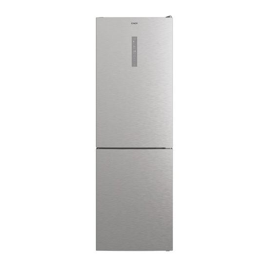 Kombinovani frižider Candy CCE7T618EX, zam. dole, Total No Frost, 185cm, 222l/119l, Dark inox