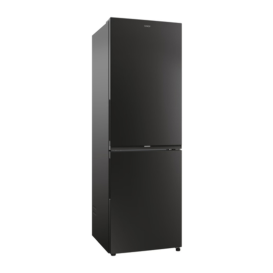 Kombinovani frižider Candy ECN2CQTEB186, zam. dole, No Frost, 186cm, 235l/120l, crna