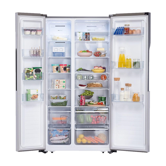Kombinovani frižider Gorenje NRS9181MX, Side by side, Total No Frost, 339 l, 177 l, Inox