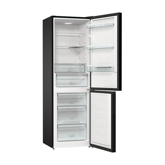 Kombinovani frižider Gorenje RK6191SYBK, Samostojeći, 206 l, 108 l