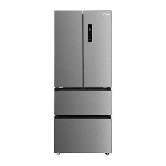 Kombinovani frižider Vox MD 5230 XE, INVERTER, 2 FIOKE, MULTIDOOR, 271/150 l, Inox