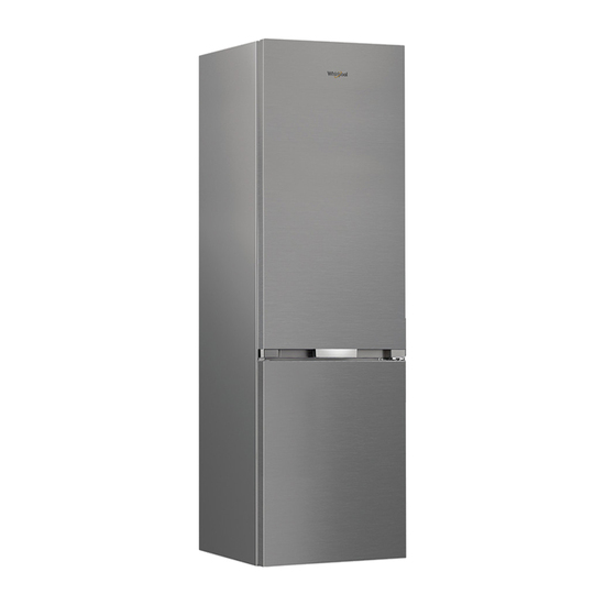 Kombinovani frižider Whirlpool WHK 25404 XP4E, Inox, 203 cm, Zamrzivač dole, 249/106 l, Frost Free