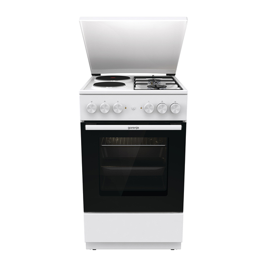 Kombinovani šporet Gorenje GK 5A12 WG (PL+ST), 68l, 5,2kW
