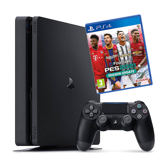 Konzola Sony Play Station 4 PS4 500GB + Pro Evolution Soccer - PES 21