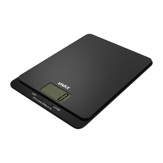 Kuhinjska digitalna vaga Vivax KS-502B, max 5kg, crna boja