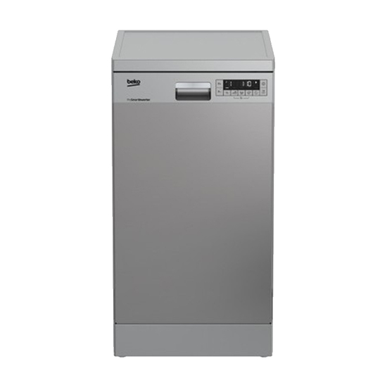 Mašina za pranje sudova Beko DFS 26025 X, 10 kompleta, širine 44.8 cm