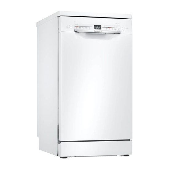Mašina za pranje sudova Bosch SPS2IKW10E, Eco Silence Drive motor, 9 kompleta, Širina 45 cm, Bela