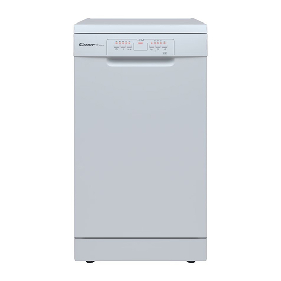 Mašina za pranje sudova Candy CDPH 2L 1049W-01, 10 kompleta, Širina 45 cm, 6 programa, Bela