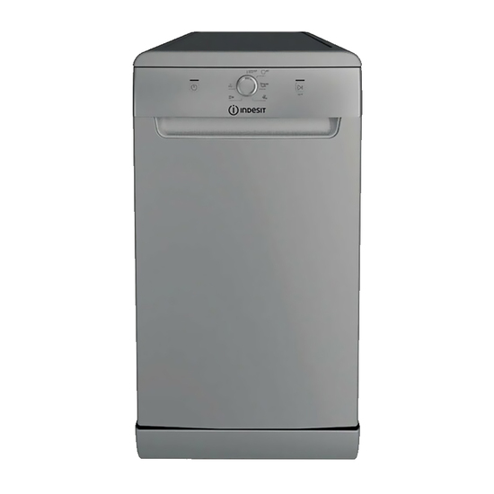 Mašina za pranje sudova Indesit DF9E 1B10 S, 9 kompleta, 6 programa, Širina 45 cm, Siva
