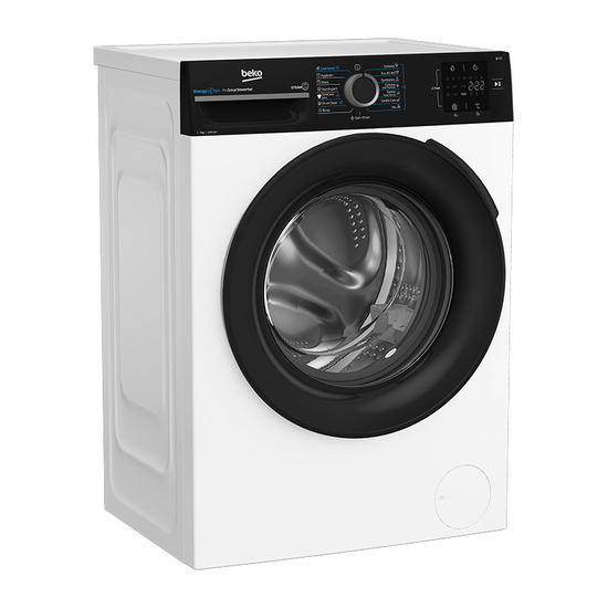 Mašina za pranje veša Beko BM3WFSU 37213 WPBB, Inverter, 7 kg veša, 1200 o/min, Bela