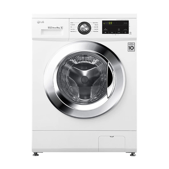 Mašina za pranje veša LG F4J3TN5WE, 1400 obr/min, 8 kg veša