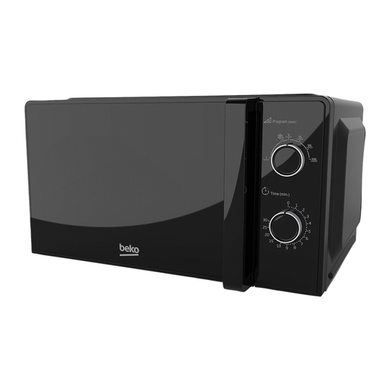 Mikrotalasna pećnica Beko MOC 20100 BFB, 700 W, 20 l, Crna