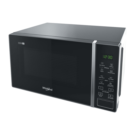 Mikrotalasna pećnica Whirlpool MWP 201 SB, 1200 W, 20 l, Crna