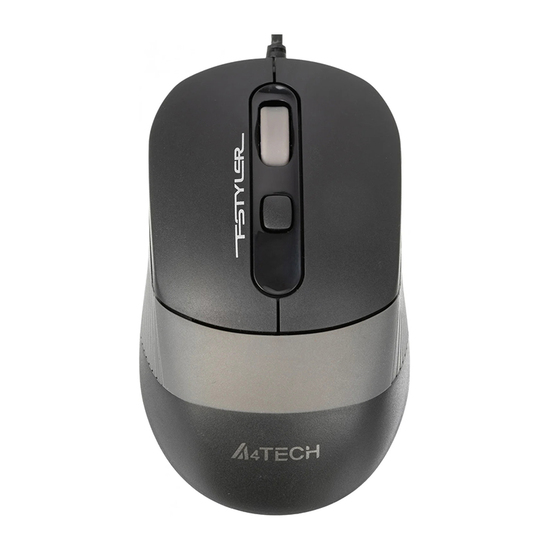Miš A4Tech FM10 FSTYLER, USB, Crna/Siva