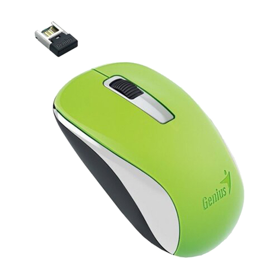 Miš Genius NX-7005, Bežični, USB, Zelena