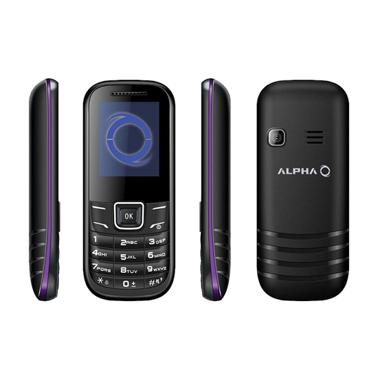 Mobilni telefon Alpha D1, Ljubičasta, Dual Sim, 1.77'', 0.08 Mpix