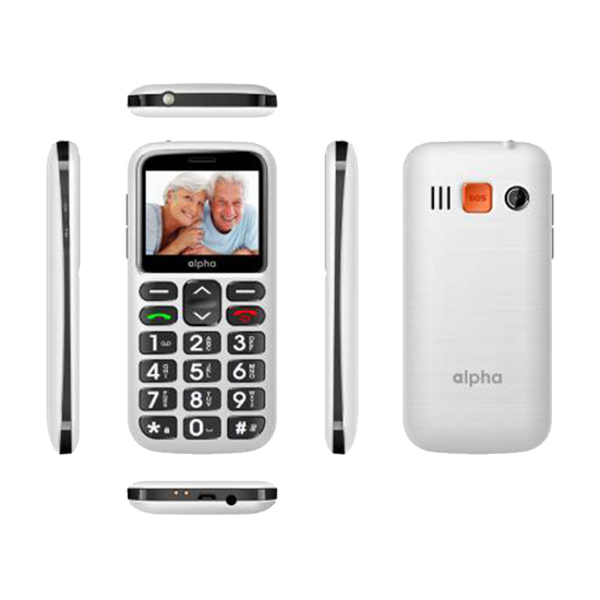 Mobilni telefon Alpha S1, Bela, Dual Sim, 2.31'', 0.08 Mpix