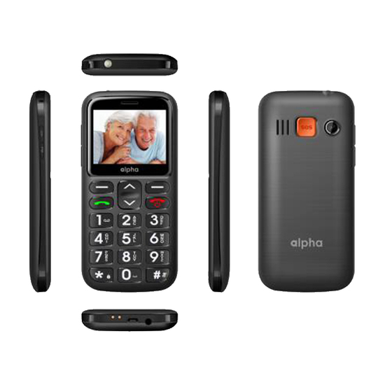 Mobilni telefon Alpha S1, Crna, Dual Sim, 2.31'', 0.08 Mpix