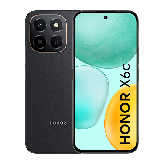 Mobilni telefon Honor X6C, Crna, 4G, Dual Sim, 6.61'', 720x1604, 6/256 GB, 50/5 MP, Helio G81 Ultra (12 nm)