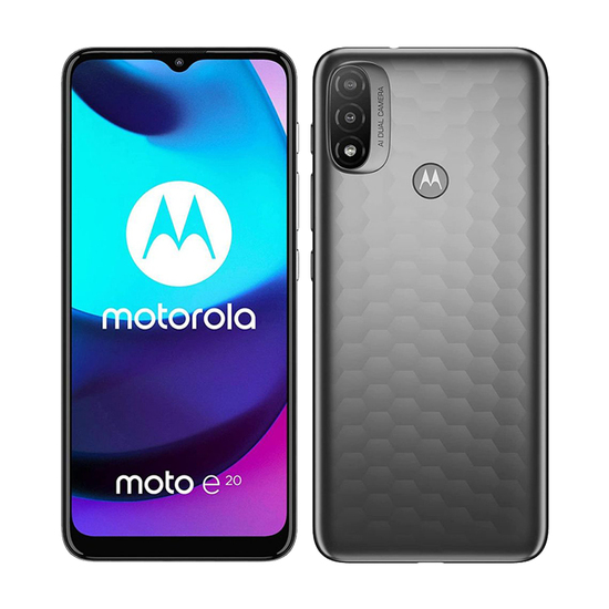 Mobilni telefon Motorola E20 XT2155-6_CG, Siva, Dual Sim, 6.5'', Octa Core, 2 GB RAM, 32 GB, 13.0 + 2.0 / 5.0 Mpix