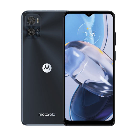Mobilni telefon Motorola MOTO E22 XT2239_AB, Crna, Dual Sim, 6.5'', Helio G37, 4 GB RAM, 64 GB, 16.0 + 2.0 / 5.0 Mpix