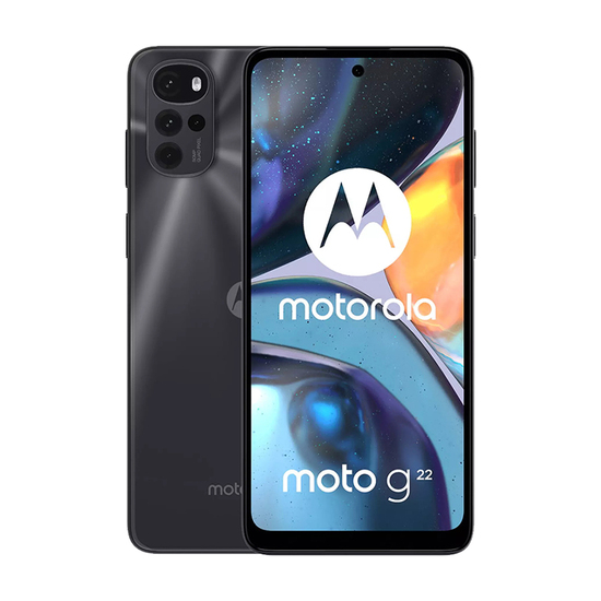Mobilni telefon Motorola MOTO G22 XT2231-2_CBm, Crna, Dual Sim, 6.5'', Helio G37, 4 GB RAM, 64 GB, 50.0 + 8.0 + 2.0 + 2.0 / 16.0 Mpix